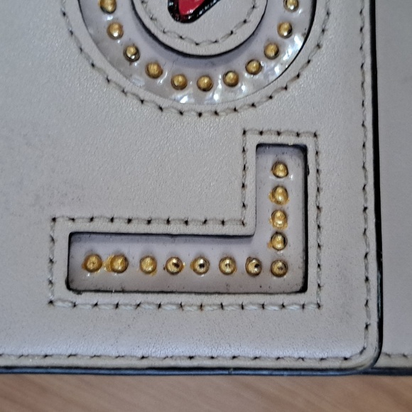 Hand Painted Light Pink Love Bag Crossbody - Picture 5 of 16